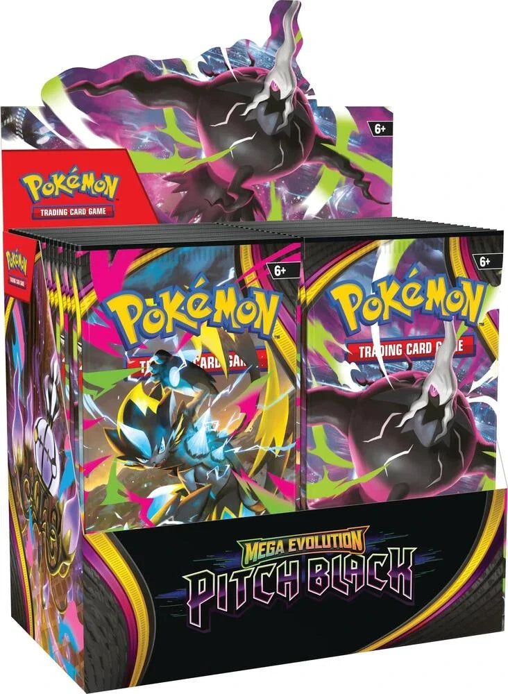 Pokémon TCG Mega Evolution Pitch Black sealed booster box, 36 packs