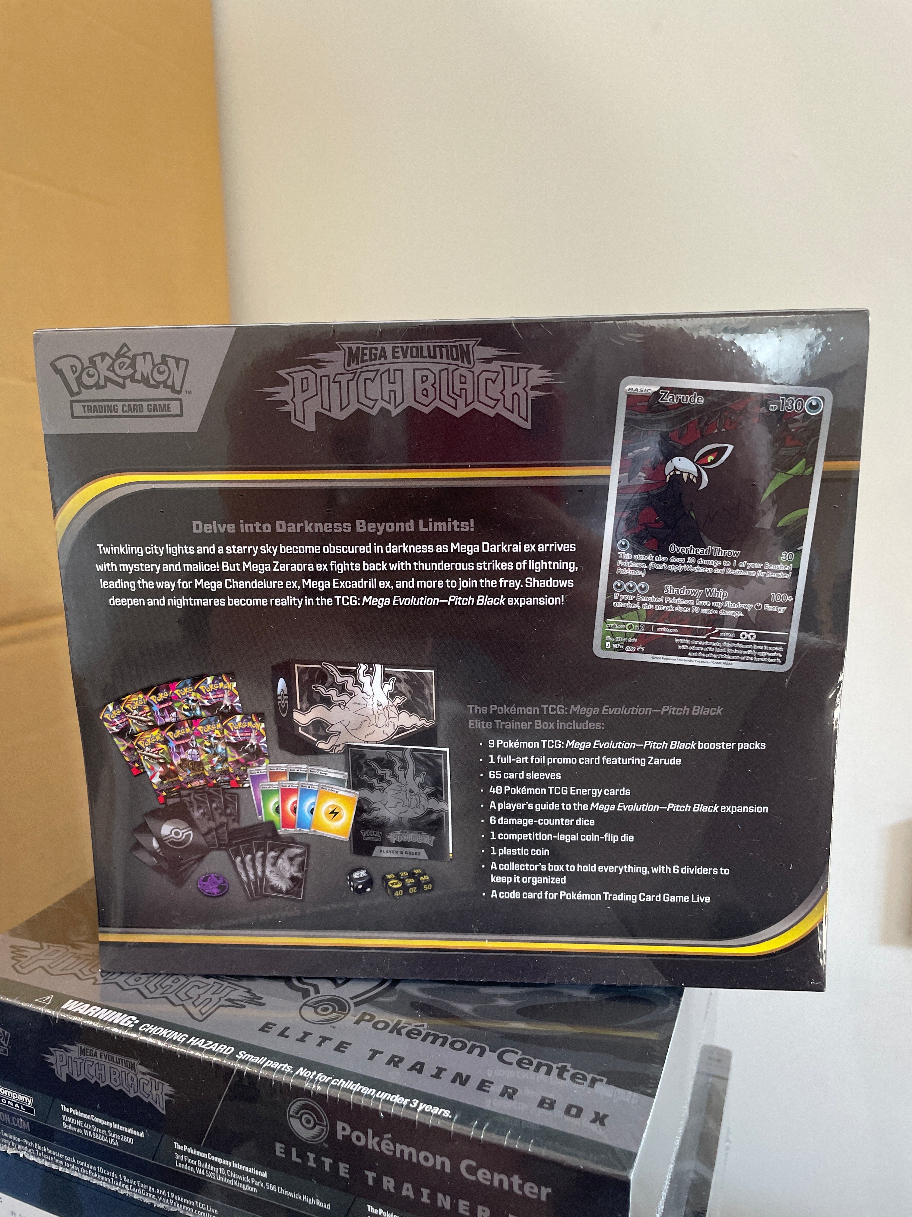 Pitch Black Pokémon ETB