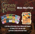 Mega Holo Pokémon Mystery Pack, 40 Holo or Reverse Holo Cards, 1 Rare EX V or Better, Trading Card Collectible bundle authentic Pokémon cards