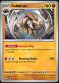 Pokémon TCG Kabutops 141/165 Holo Rare – English 151 (MEW) – Near Mint