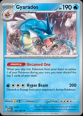 Pokémon TCG Gyarados 130/165 Holo Rare – English 151 (MEW) – Near Mint