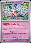 Pokémon TCG Mr. Mime 122/165 Reverse Holo – English 151 (MEW) – Near Mint