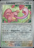 Pokémon TCG Lickitung 108/165 Reverse Holo – English 151 (MEW) – Near Mint