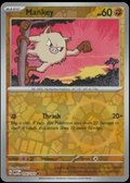 Pokémon TCG Mankey 056/165 Reverse Holo – English 151 (MEW) – Near Mint