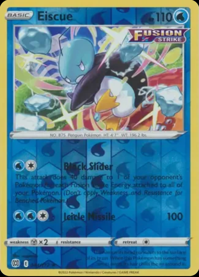 Pokémon TCG Eiscue 044/172 – English Brilliant Stars – Near Mint