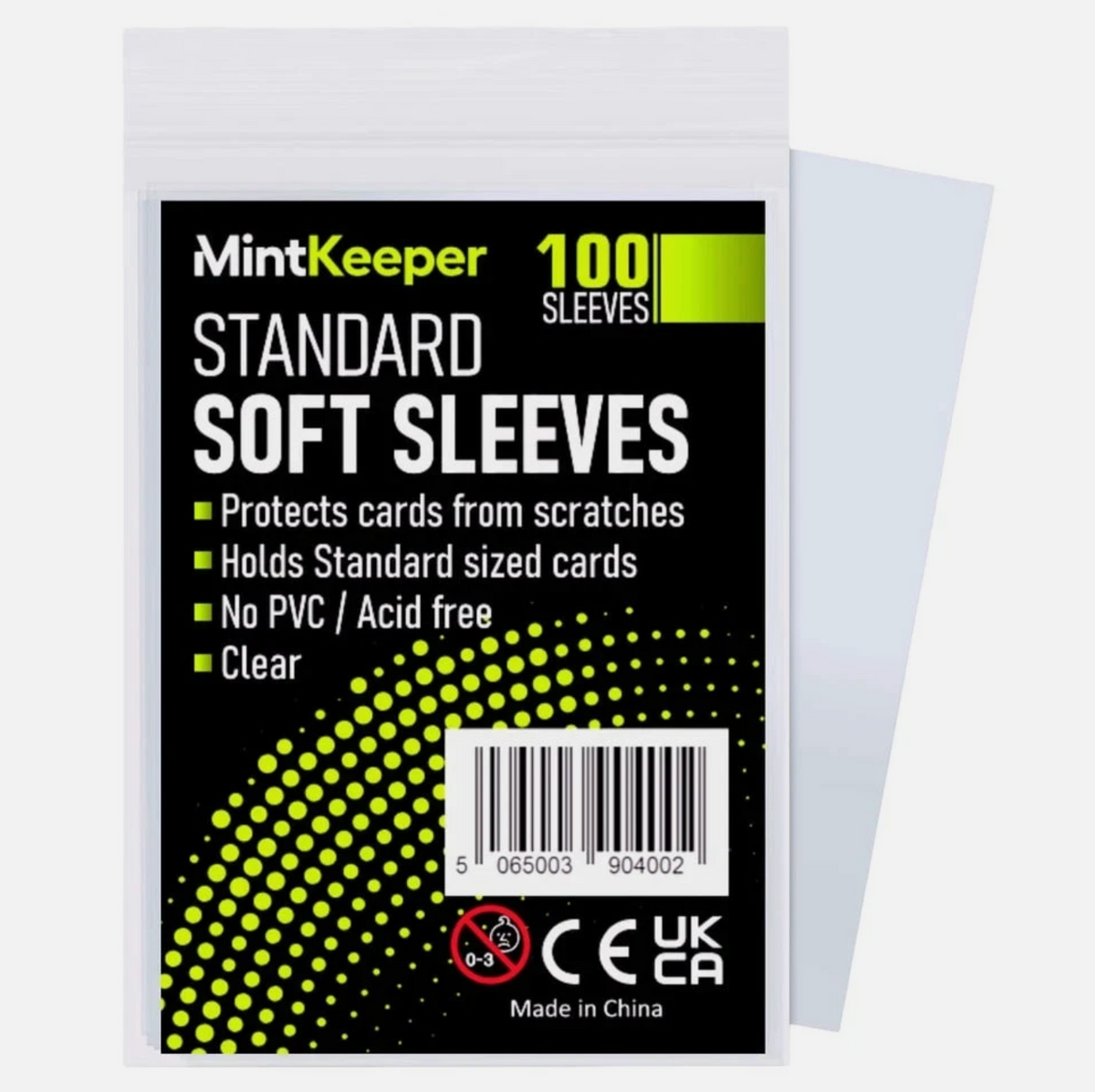 Mint Keeper Standard Soft Card Sleeves – Pack of 100